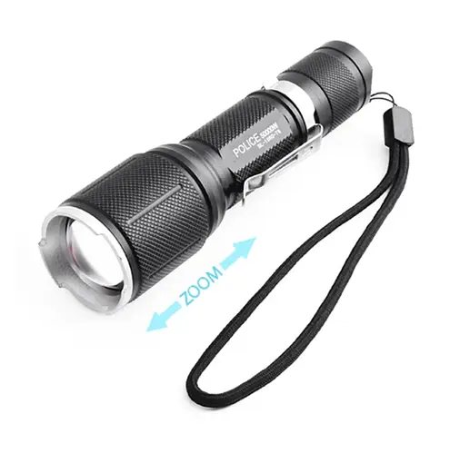 Купить Аккумуляторный фонарь 1860 с диодом T6 в кейсе с клипсой ...