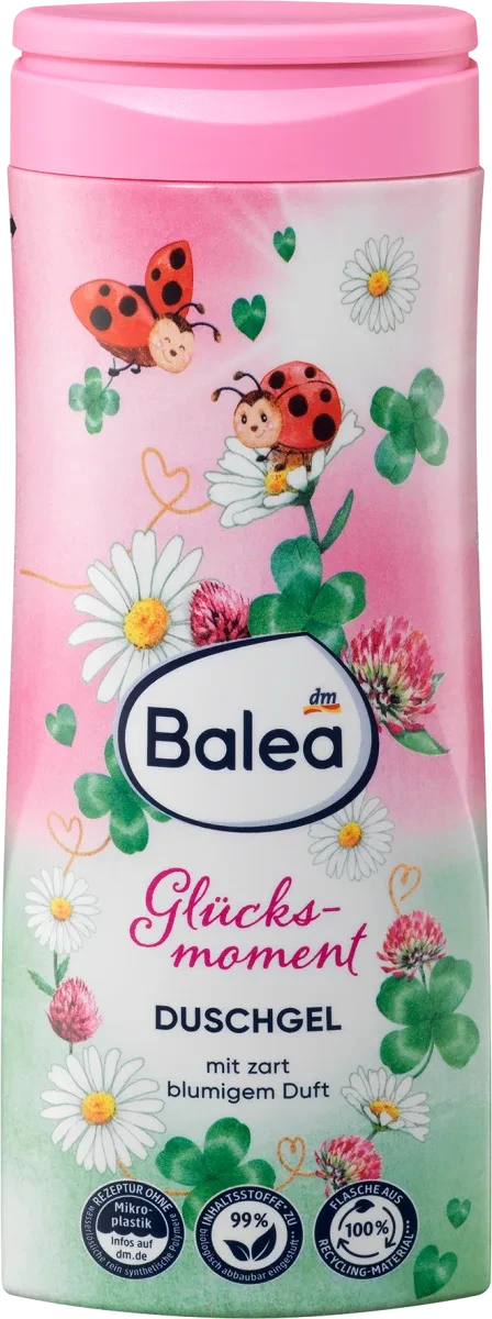 Крем - гель для душу Balea Glücksmoment, 300 мл, фото 1