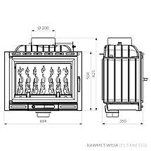 Камінна топка KAWMET W13A (11.5 kW) EСO, фото 3