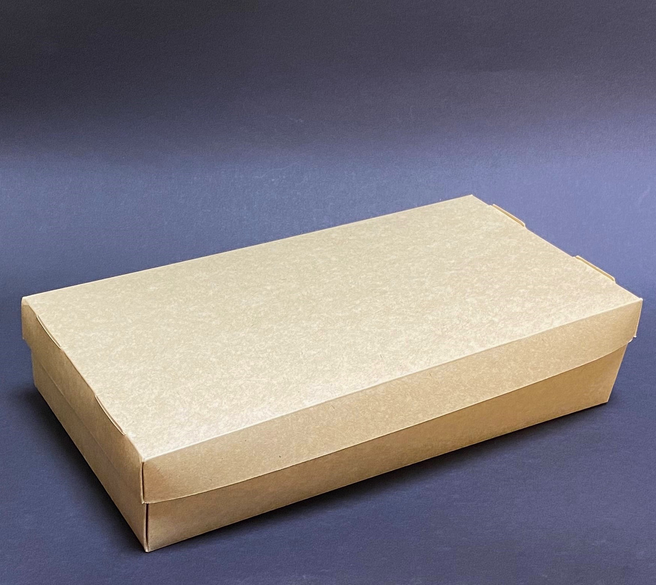 Коробка для суші крафт з кришкою 300х150х60 мм ламінована (100шт)