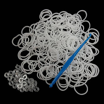Гумки для плетіння, Білий