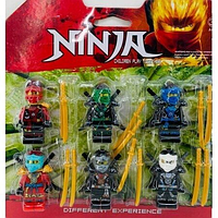 Набір мініфігурок Ніндзяго 22618 6 героїв