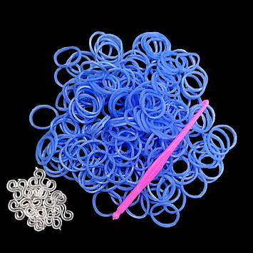 Гумки для плетіння, Сині