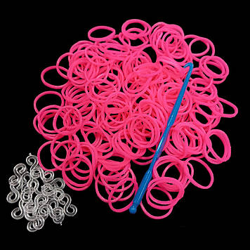 Гумки для плетіння, Рожеві