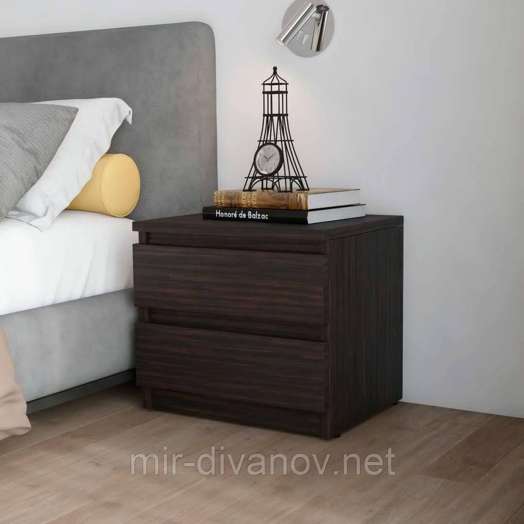 Приліжкова тумбочка в спальню венге, фото 1
