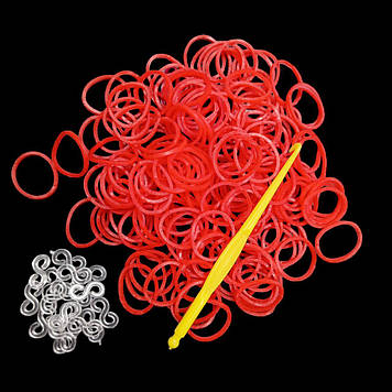Гумки для плетіння, Червоні