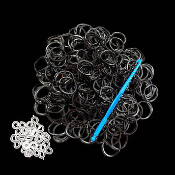 Гумки для плетіння, Чорні