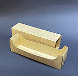Коробка-пенал для суші крафт 210х55х60 мм ламінована (100шт), фото 3