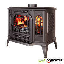 Піч камін чавунна KAWMET P7 (10.5 kW) LB ECO дверцята з лівого боку, фото 4