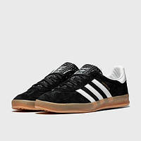 Кроссовки Adidas Gazelle Indoor Black, кроссовки мужские, Адидас