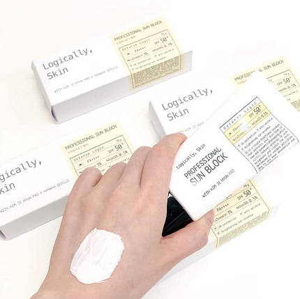 Сонцезахисний крем Logically, Skin Professional Sun Block SPF50+/ PA++++ 70 г, фото 3