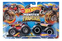 Набір машинок Hot Wheels Monster Trucks Hot Wheels 4 vs Hot Wheels 1 (FYJ64/HNX29)