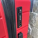 Дорожня валіза Wings PP05 з поліпропілену на 4 колесах, середня червона, фото 7