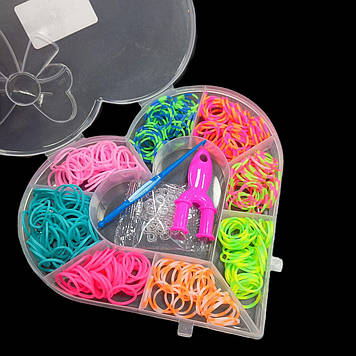 Набір резинок для плетіння "Серце"