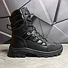 Чоловічі тактичні берці демісезонні чорні, військові черевики ЗСУ весна осінь армійські, розмір 40 41 42 43 44 45, фото 4