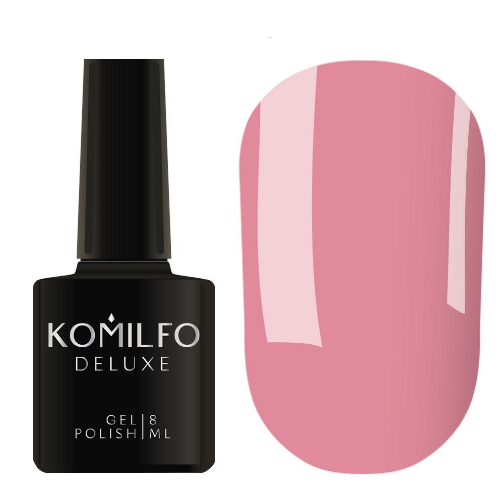 Гель-лак для нігтів Komilfo Deluxe Series №D020 яскравий рожевий, емаль, 8 мл