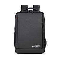 Рюкзак противоударный для ноутбука 15,6" с usb, черный цвет ( код: IBN010B ) VCT