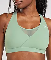 Спортивный топ-бра Gymshark Crossover Sports Bra - Desert Sage Green - M, L