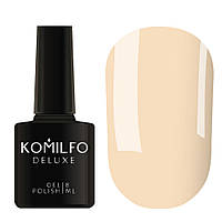Гель-лак для ногтей Komilfo Deluxe Series №D007 светлый бежево-персиковый, эмаль, 8 мл