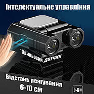 Налобний ліхтарик на кепку, одяг, сумку 400 лм, USB Type-C, ліхтар з акумулятором, для риболовлі, дачі, спорту, фото 2