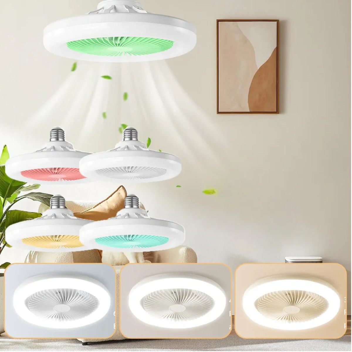 Універсальний стельовий вентилятор-люстра MULTI-FUNCTION FAN LIGHT 2 в 1