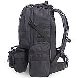 Рюкзак штурмовий тактичний повторний із підсумками SILVER KNIGHT 26 л (50х34х15 см), фото 4
