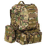 Рюкзак штурмовий тактичний повторний із підсумками SILVER KNIGHT 26 л (50х34х15 см), фото 8