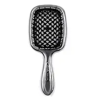 Расческа для волос Janeke 1830 Superbrush Silver&Black