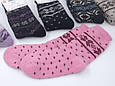 Жіночі шкарпетки шкарпетки теплі Kardesler з вовни лами з принтом сніжинки 36-40 мікс 6 пар/уп, фото 3