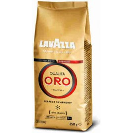 Кава в зернах Lavazza Qualita Oro, 250 г, Італія (ОРІГИНАЛ)