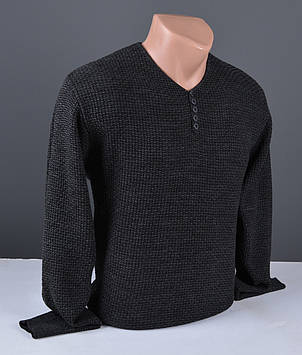 Чоловічий тонкий пуловер | Чоловічий светр Vip Stendo темно-сірий Туреччина 3102