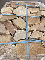 Камень для дорожек и облицовки кварцито-песчаник 2-3 см / дикий камень