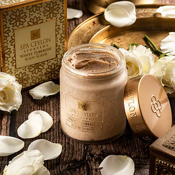 Скраб для тіла Біла тубероза 200 г, SPA Ceylon