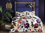 Комплект постільної білизни TAC сатин євро розмір Alessa Sari