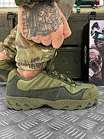 Тактические кроссовки Predator олива замш Армейские кроссовки на полиуретановой подошве