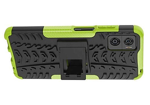 PC + TPU чохол Armor на Motorola E22 зелений, фото 3