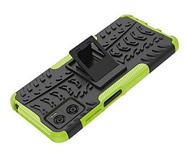 PC + TPU чохол Armor на Motorola E22 зелений, фото 4