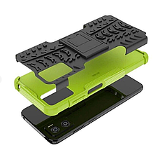 PC + TPU чохол Armor на Motorola E22 зелений, фото 5