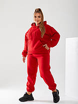 Прогулянковий жіночий костюм на флісі БАТАЛ, фото 4
