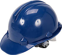 Каска для захисту голови VOREL синя з матеріалу HDPE [30]