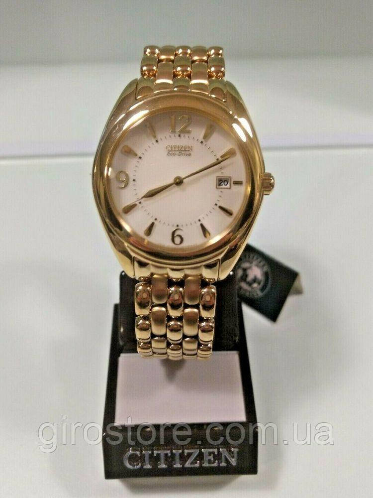 Японський чоловічий класичний годинник Citizen Eco-Drive BM6132-58P на сонячній батареї, фото 1