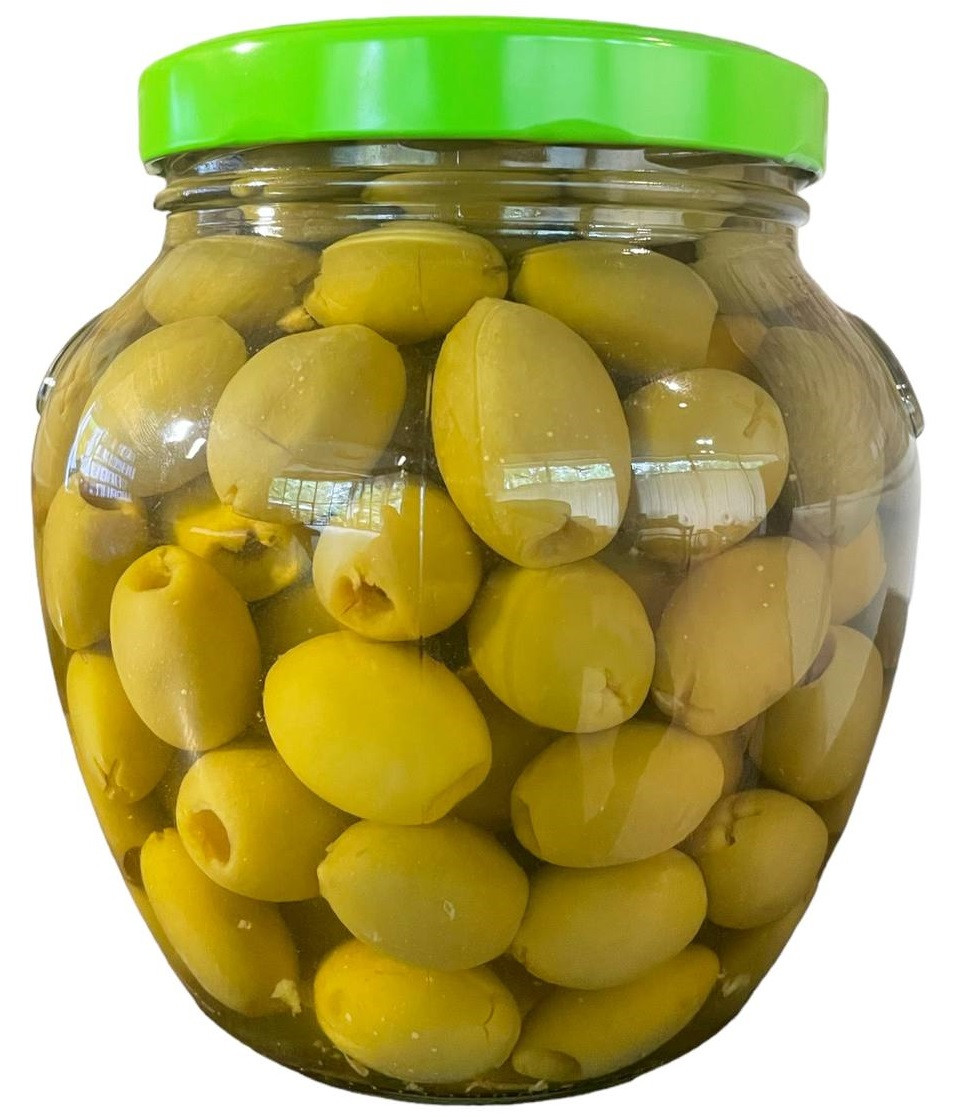 Оливки грецькі Eridanos Pitted Green Olives in brine, зелені без