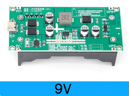Модуль ибп 9 вольт UPS Type-C 15W 3A 18650 DC-DC 9V 1,6A