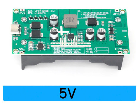 Модуль ибп 5 вольт UPS Type-C 15W 3A 18650 DC-DC 5V 3A