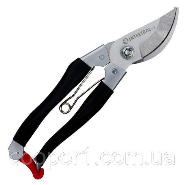 Секатор 200 мм, нержавіюча сталь INTERTOOL FT-1001