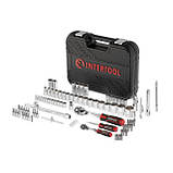 Набір інструментів 1/2 "& 1/4", 94 од., Cr-V INTERTOOL ET-8094, фото 4