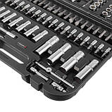 Набір інструментів 1/2 "& 1/4", 94 од., Cr-V INTERTOOL ET-8094, фото 7