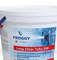 Длительный хлор в таблетках Froggy LongChlor Tabs (25 кг)