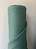 Зелена 100% лляна сорочково-платтєва тканина, колір 584/534, фото 6
