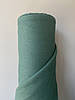 Зелена 100% лляна сорочково-платтєва тканина, колір 584/534, фото 4